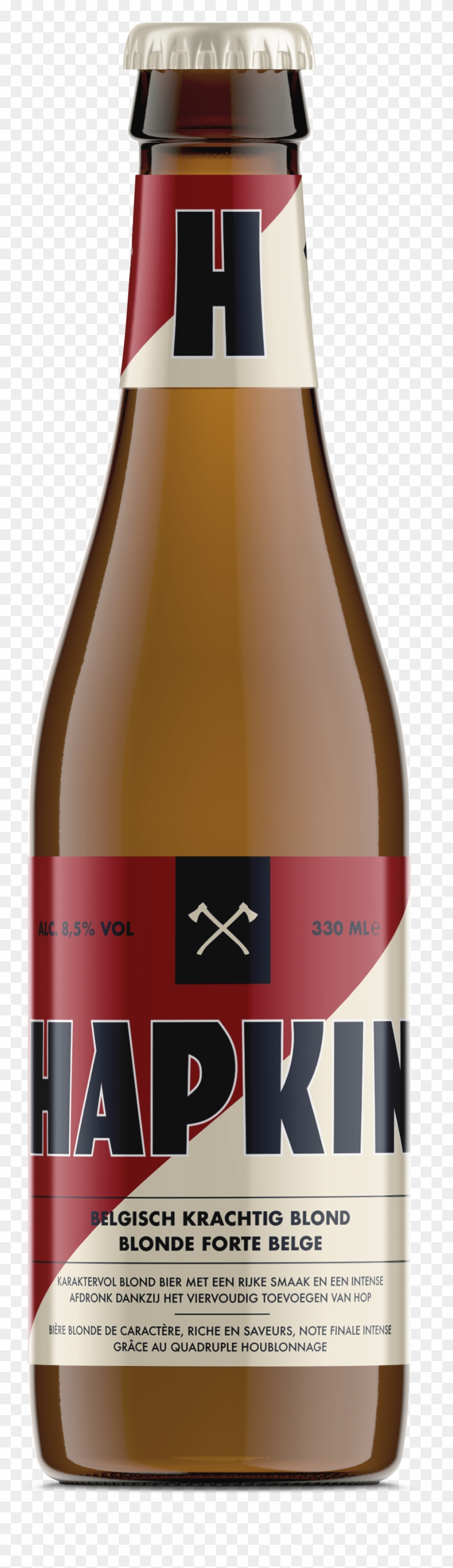 Hapkin Bottle Front Nl- No Background - Hapkin Bier Clipart #4801536