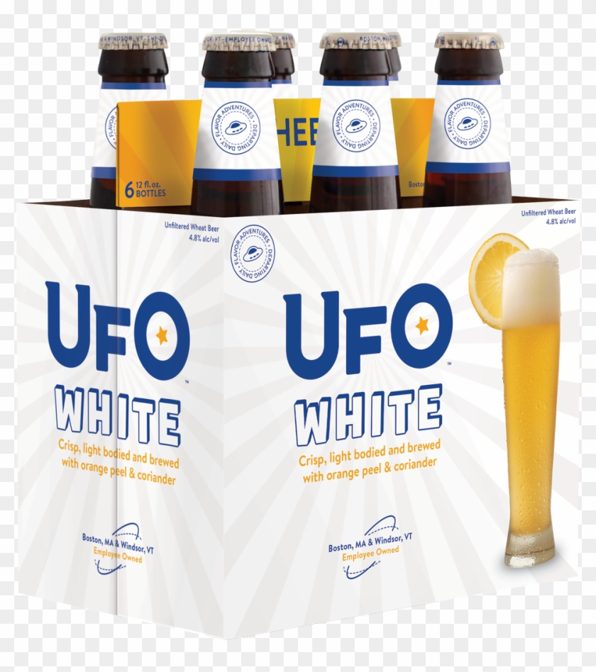 Ufo White 12oz Bottle 6-pack, Pdf - Ufo The Big Wit Clipart #4801784