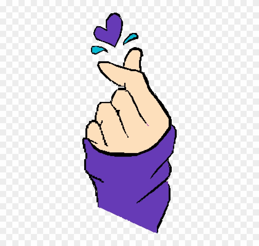 Heart - Hand Snapping A Heart Drawing Clipart