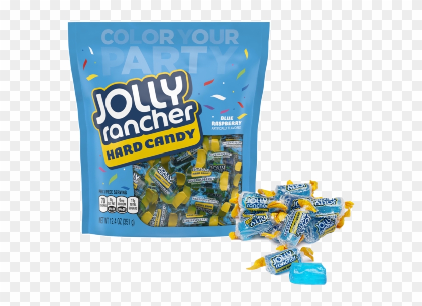 Jolly Rancher Hard Candy Sour Blue Raspberry Flavor - Jolly Rancher Blue Candy Clipart #4802126