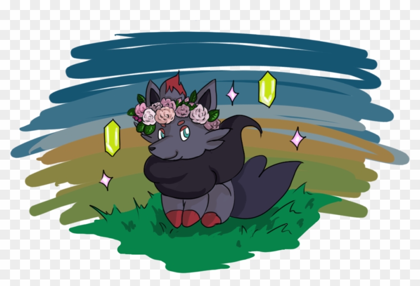 N's Zorua - Cartoon Clipart