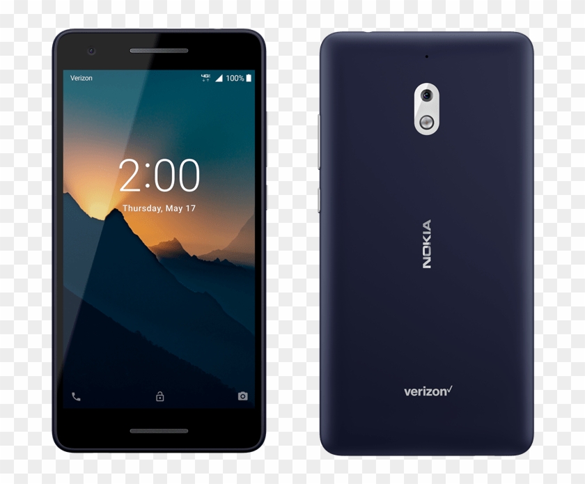 Nokia 2v Front And Back - Nokia 2 V Verizon Clipart #4802401