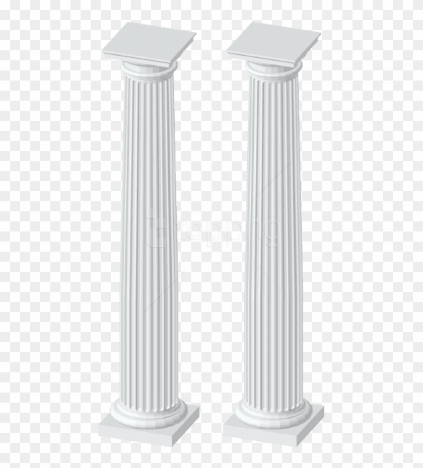 Free Png Download White Columns Transparent Clipart - Column #4802407
