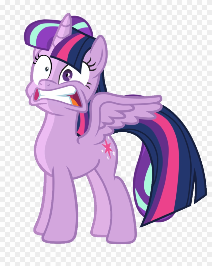 Twilight Clipart Transparent - Twilight Sparkle Scared Alicorn - Png Download #4802548