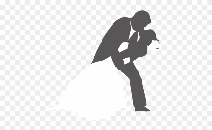 Wedding Silhouette Marriage - Clip Art - Png Download #4803227