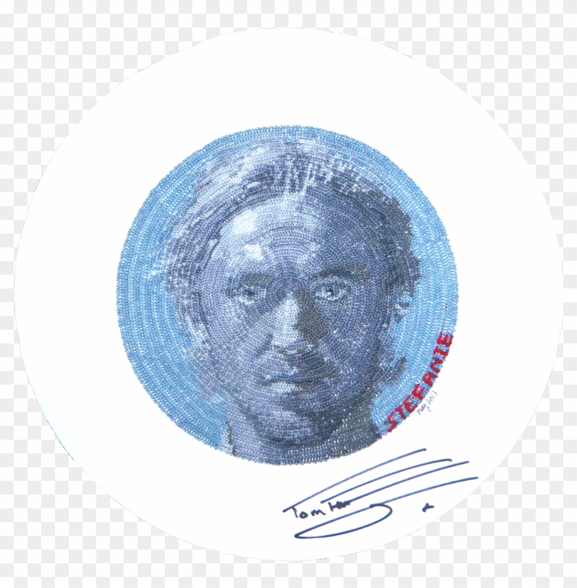 Tom Felton Circular Crochet Portrait, - Circle Clipart #4803228