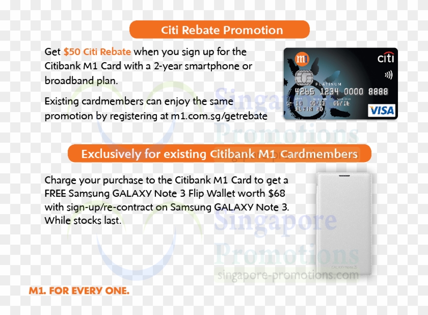 Citibank M1 Card Citi Rebate - Credit Card Clipart