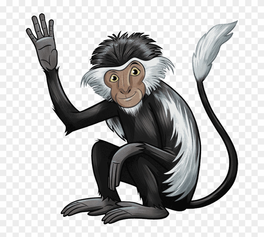 Tumbili Colobus-monkey - Camp Kilimanjaro Vbs Clipart #4803596