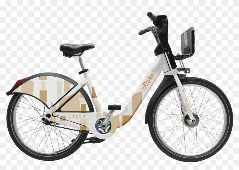 Citibike - Citigold - Hybrid Bicycle Clipart #4803788