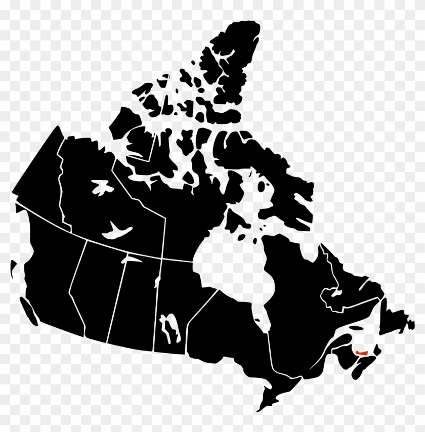 Canada Map - Map Of Canada Svg Clipart
