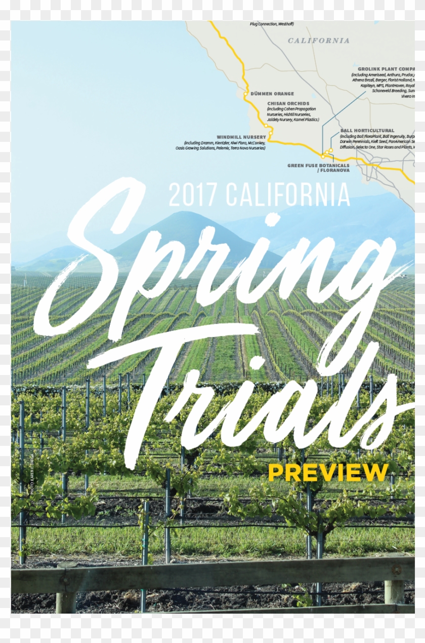 2017 California Spring Trials Preview - Poster Clipart #4804181