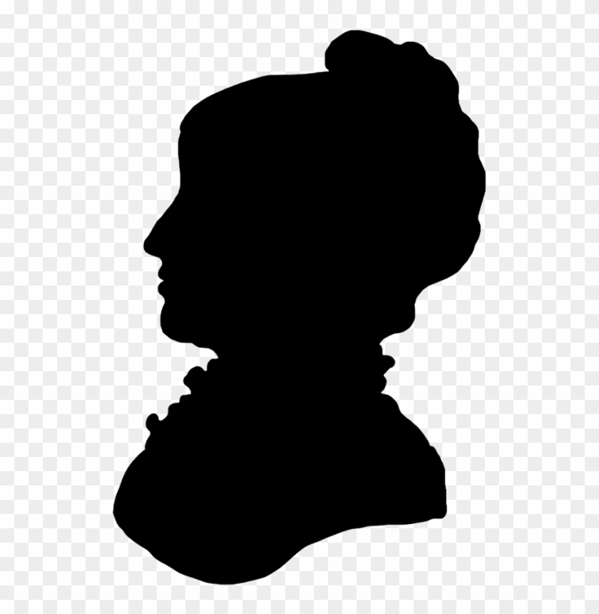 Silhouette Of A Woman - Victorian Silhouette Woman Clipart #4804190