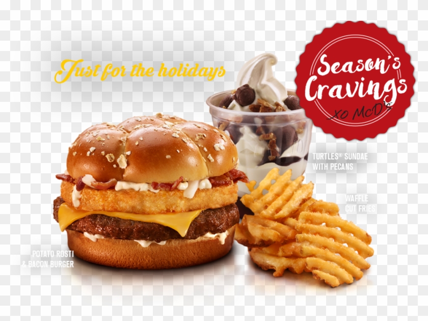 All Across The World, My Favourite Quick Service Restaurant - Mcdonalds Burger With Hash Brown Clipart #4804702