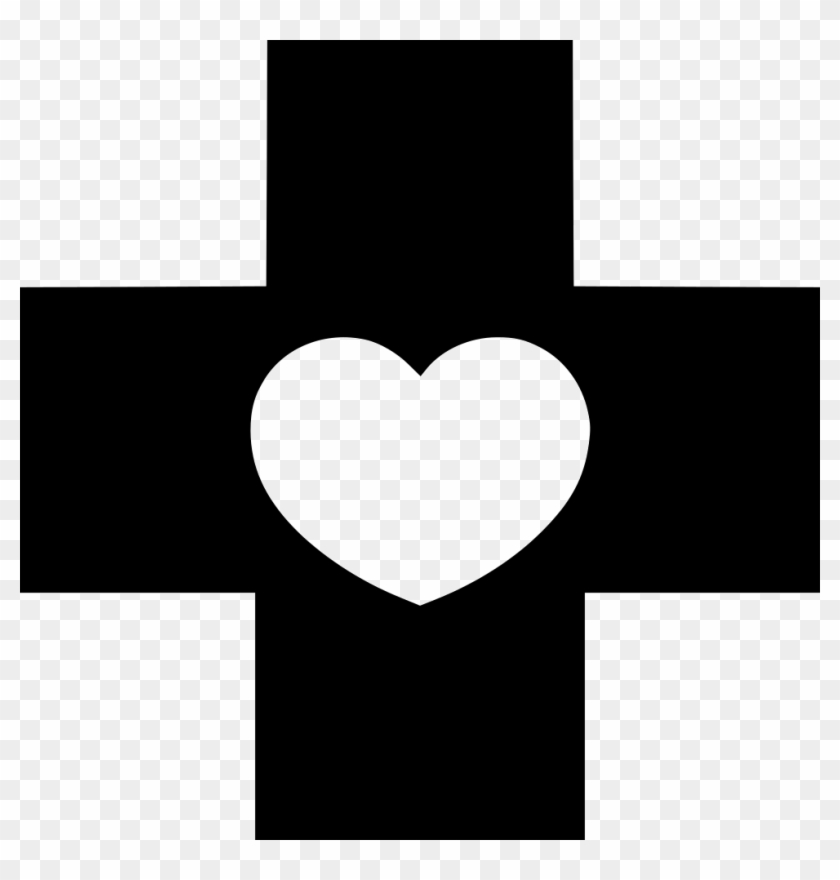 Healthcare Medicine Cross Heart Hospital Comments - Heart Clipart