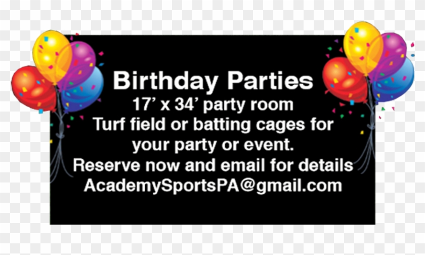 Birthday Party Waiver - Balloon Clipart