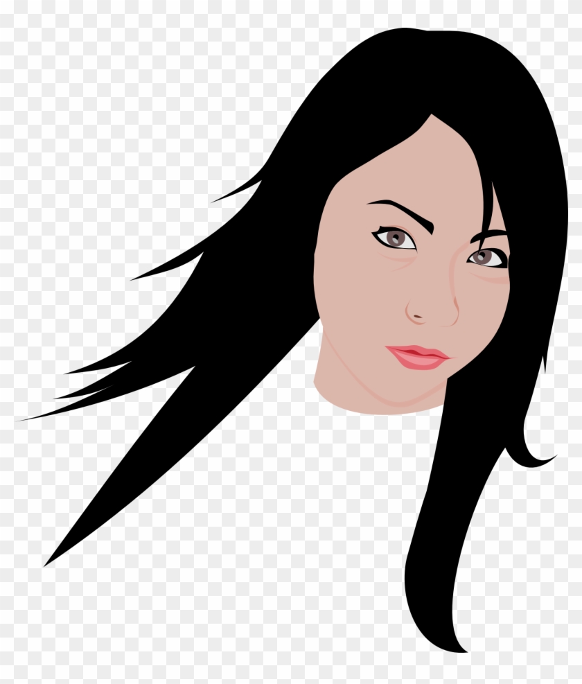 Japan Japanese Asian Beauty Brunette Exotic Face - Clip Art - Png Download #4805739