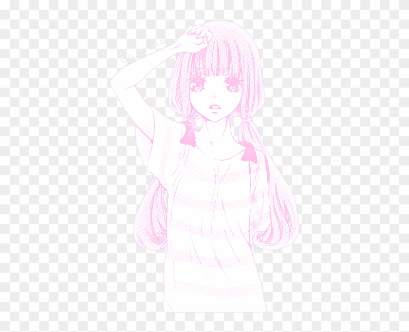 #anime #manga #girl #cute #kawaii #pink #asian #japanese - Anime Clipart