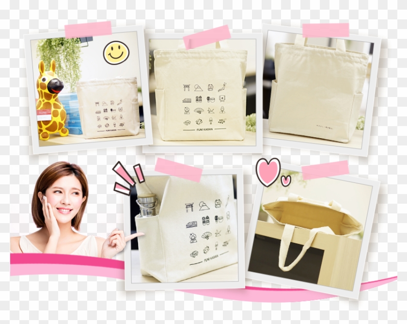 Tote Bag Is Very Popular In Japan - Girl Clipart