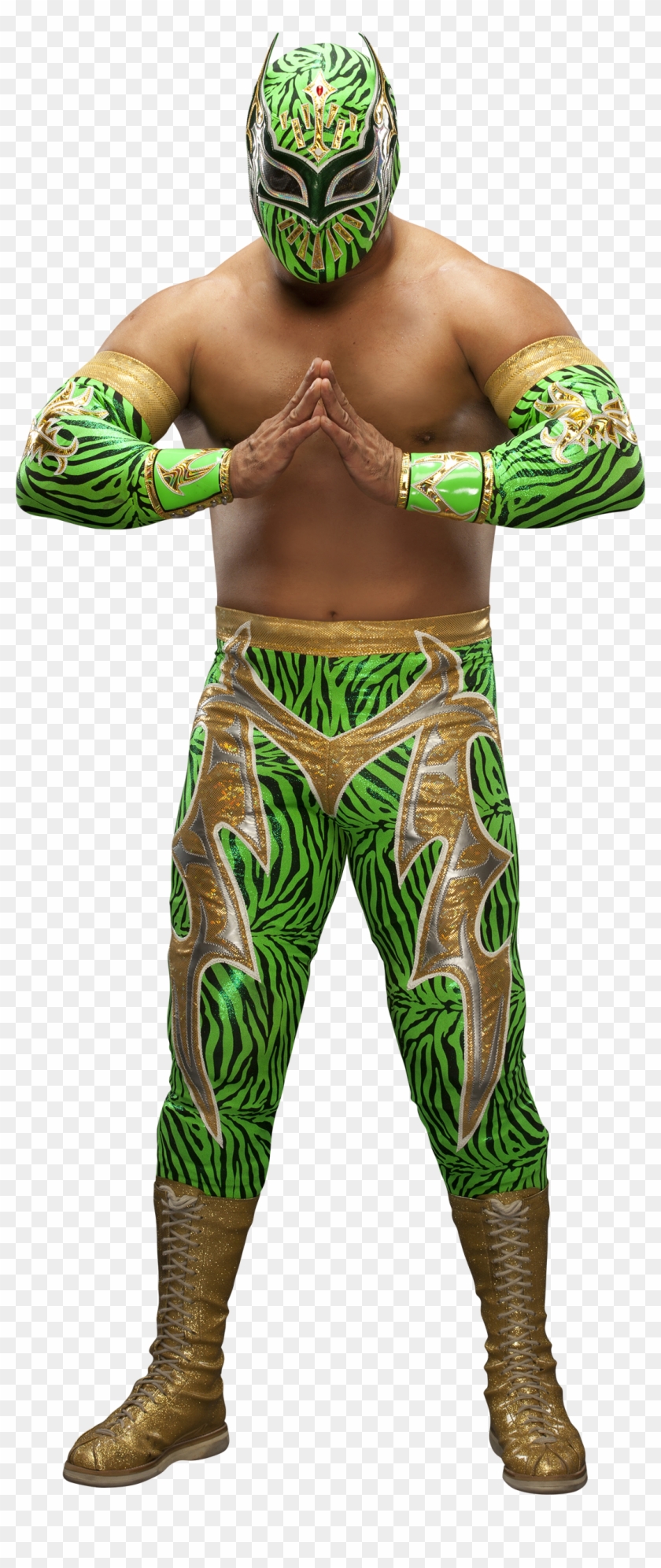 Sin Cara - Wwe Sin Cara Green Clipart