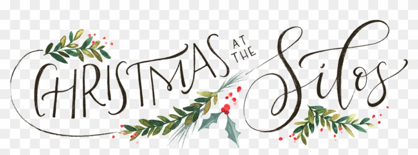 Christmas At The Silos - Calligraphy Clipart #4806388