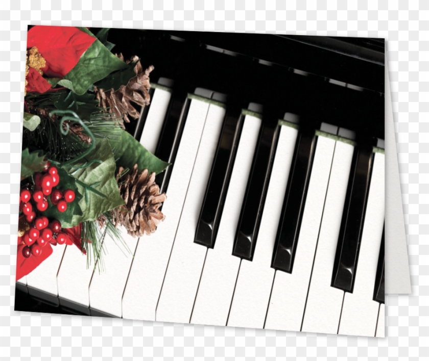 Holiday Card Music Teacher Warehouse - Christmas Piano Clipart #4806393