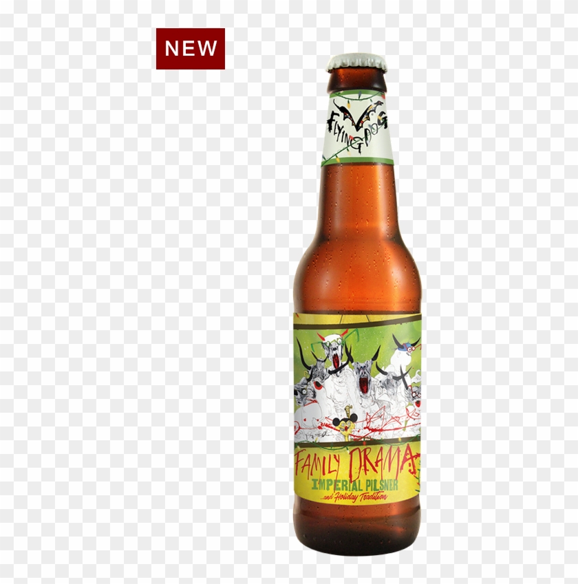 Flying Dog Family Drama Clipart