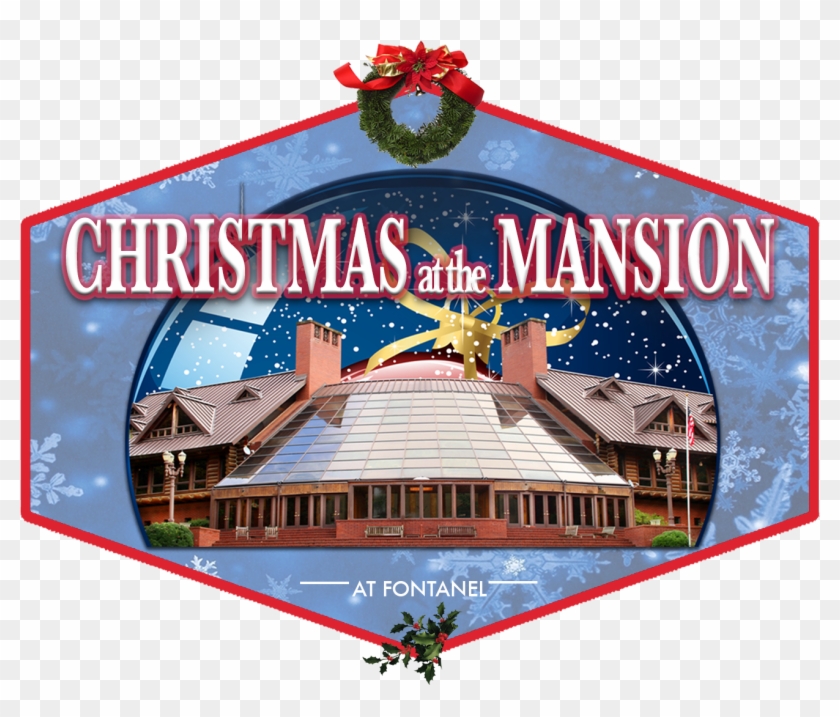 Christmas At The Mansion - Sign Clipart