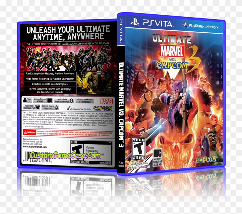 Ultimate Marvel Vs Capcom - Ps Vita Games Marvel Vs Capcom Clipart #4806747