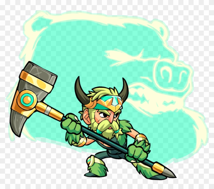 24 Mar - Brawlhalla Bodvar Png Clipart
