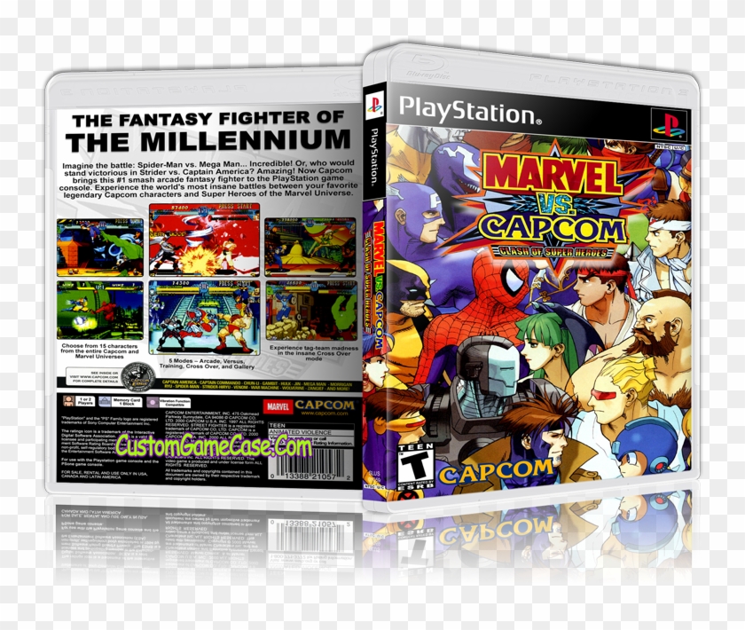 Marvel Vs Capcom - Marvel Vs Capcom 1 Ps1 Clipart