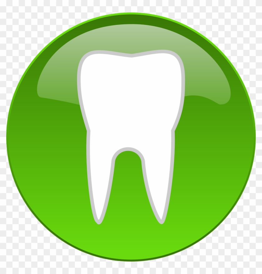 Button Logo Teeth - Tooth Ico File Clipart