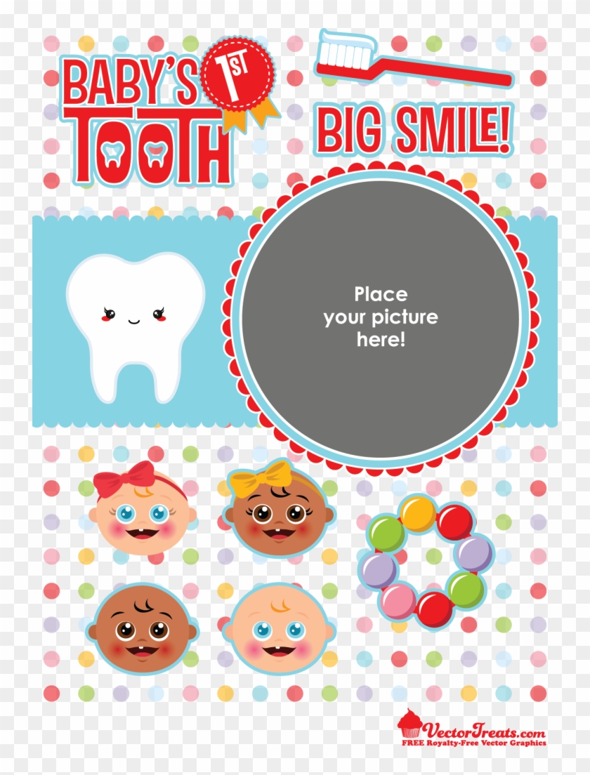 Free Royalty-free Vectors For Baby's First Tooth - Before Babys First Tooth Clipart