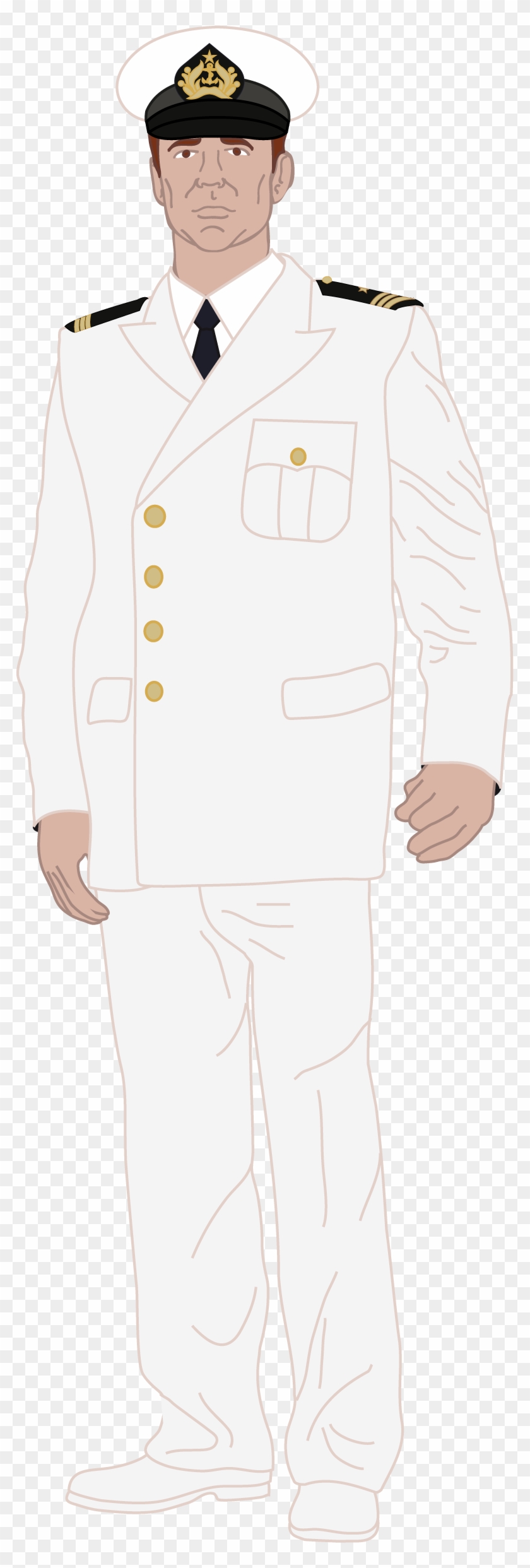 Chilean Navy Suits - White Navy Suits Clipart #4808006