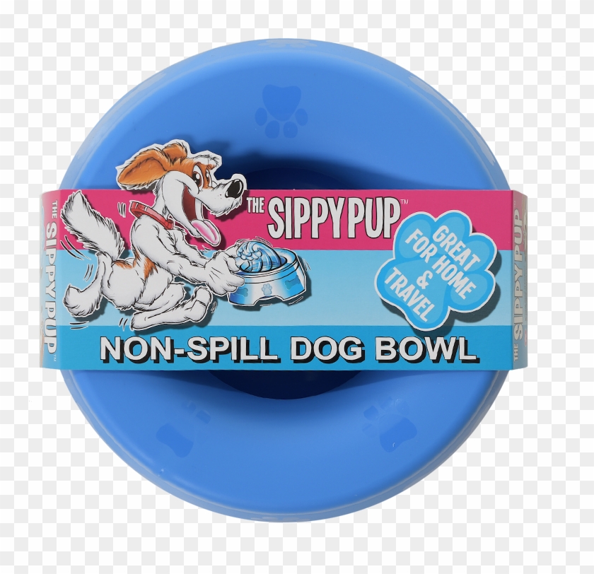 Sippy Pup Non-spill Dog Water & Food Bowl 1 Count - Badge Clipart #4808169