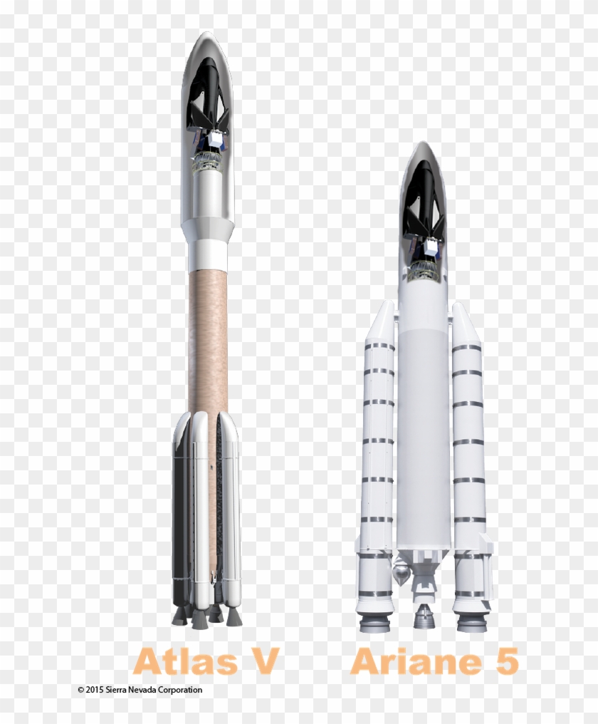 Dream Chaser Pode Ser Transportada Pelos Foguetes Atlas - Sierra Nevada Dream Chaser On Falcon Clipart #4808270