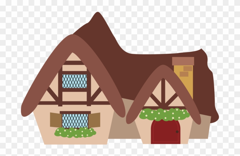 Casa Galinha Pintadinha Png - Snow White House Png Clipart #4808657