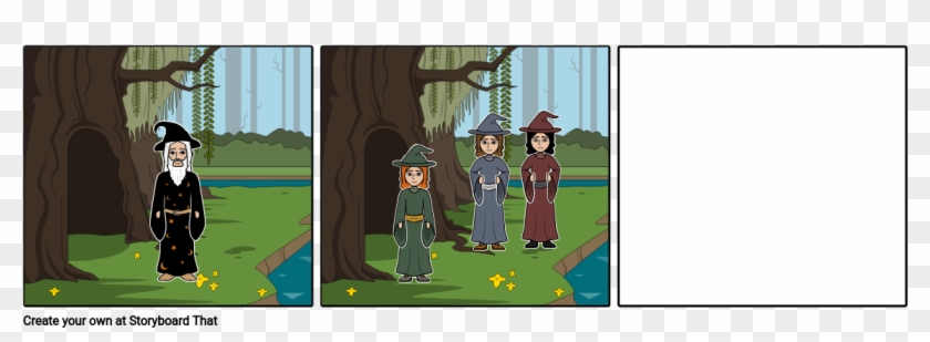 Fairy Tale - Fox And The Grapes Story Board Clipart