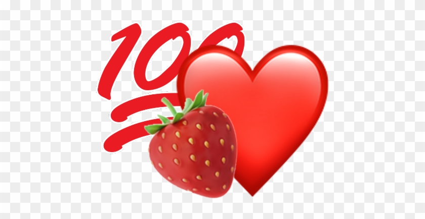 Emoji Sticker - Strawberry Clipart #4809476