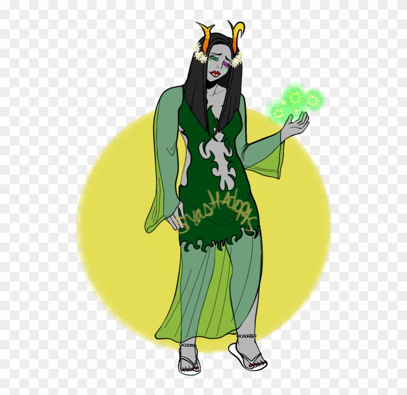 And Her Lil Flower Crown - Cartoon Clipart