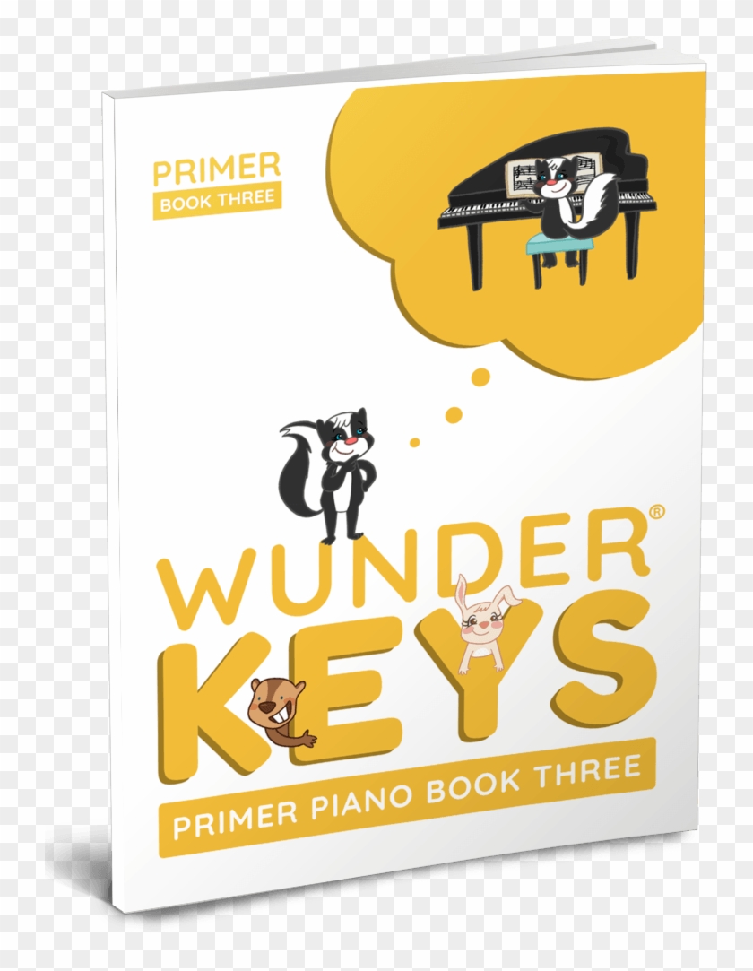 And Game Based Learning, Wunderkeys Primer Piano Book Poster Clipart