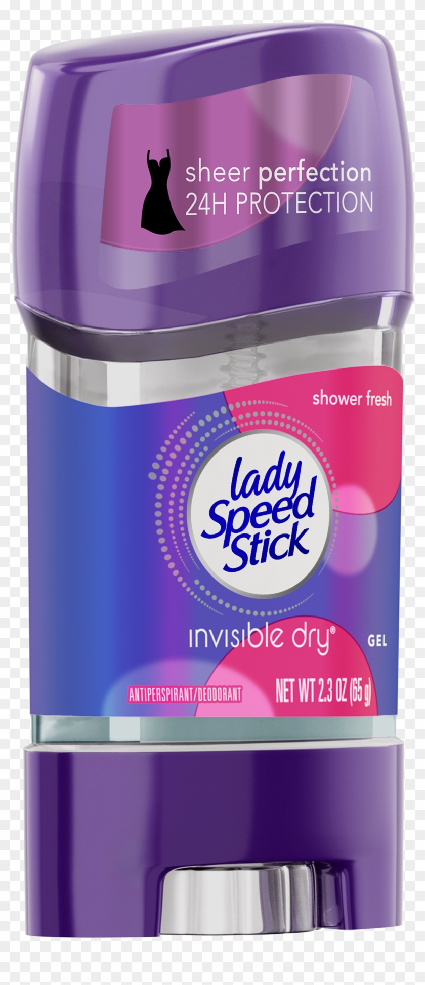 Lady Speed Stick Antiperspirant Deodorant, Shower Fresh, - Plastic Bottle Clipart