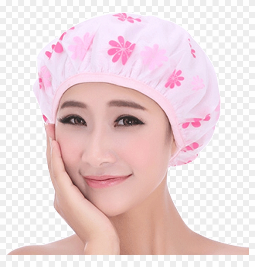 Shower Cap Waterproof Adult Women's Three In One Increase - Shower Cap Clipart #4809896