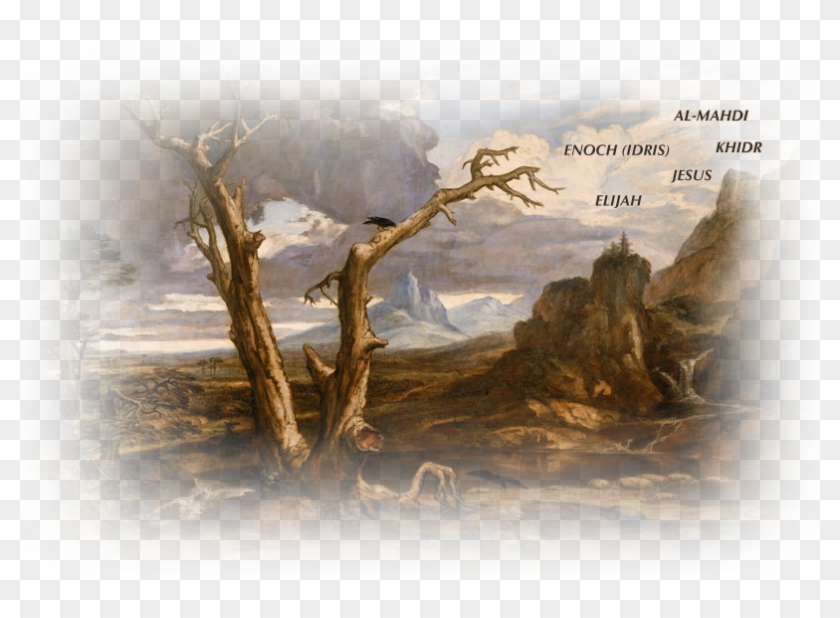 The Divine Purpose Is To Maintain An Unbroken Sequence - Elijah In The Wilderness Allston Clipart #4810032
