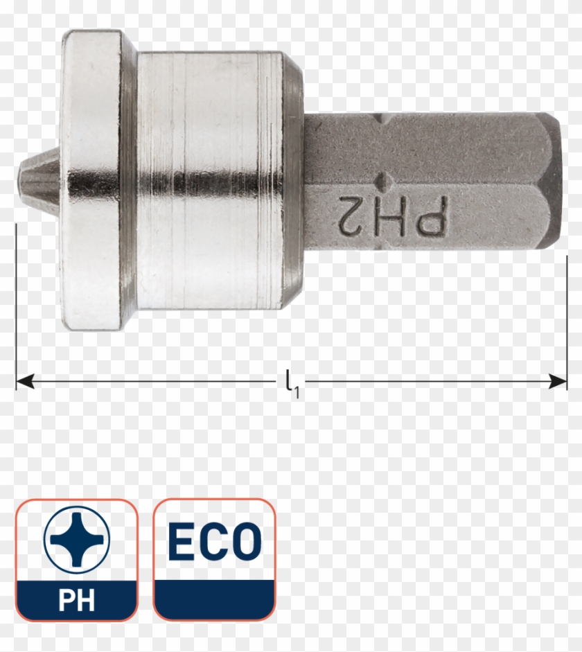 Eco Bit Ph 25mm , For Drywall Screws - Eco Artisan Clipart
