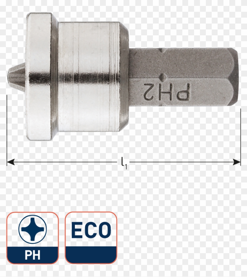 Eco Bit Ph 25mm , For Drywall Screws - Eco Artisan Clipart #4810035