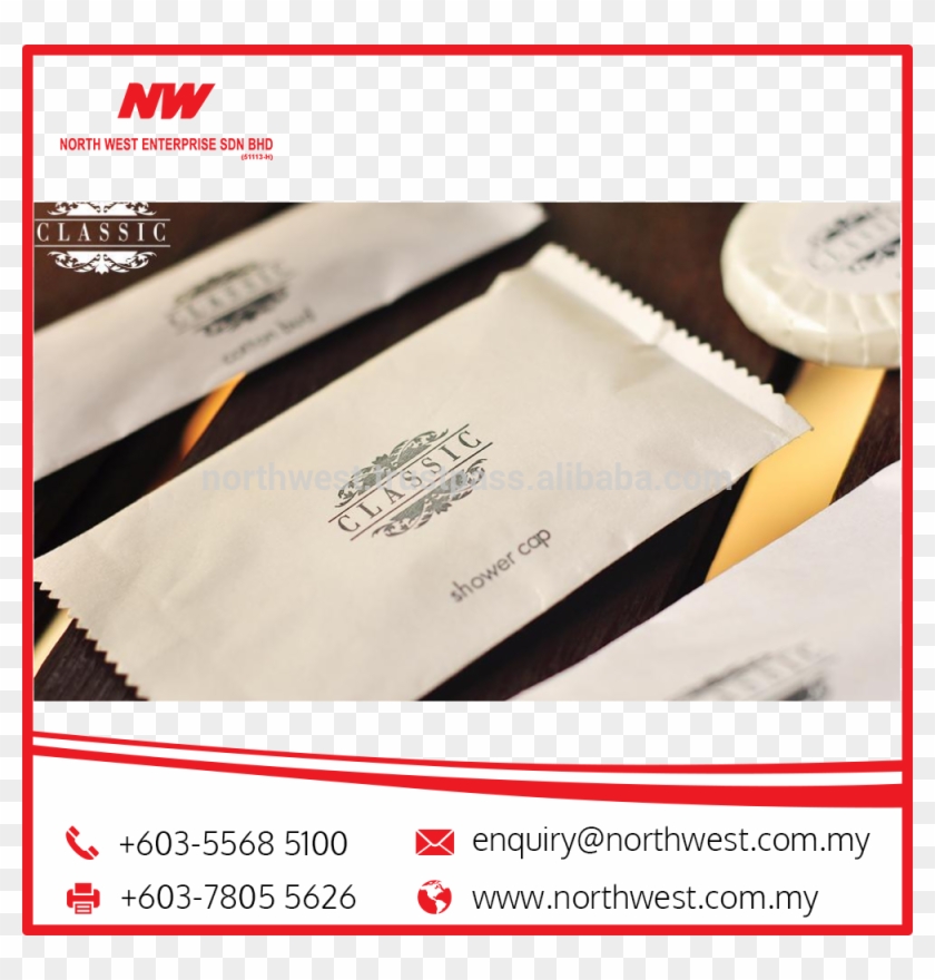 Shower Cap Malaysia Hotel Amenities - Envelope Clipart #4810144