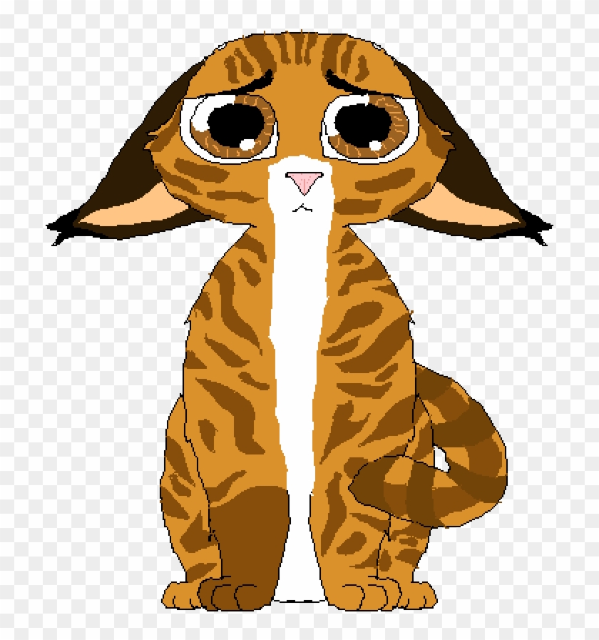 Sad Cat - Cartoon Clipart #4810521