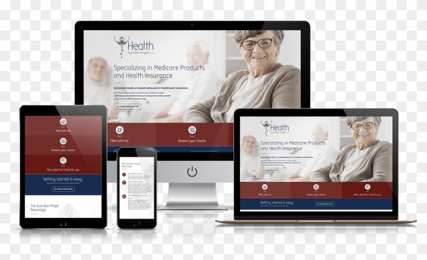 Previousnext - Multi Device Website Mockup Clipart #4810997