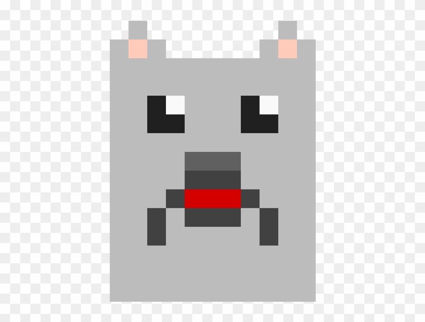 Sad Cat Mouse Thing - Emblem Clipart