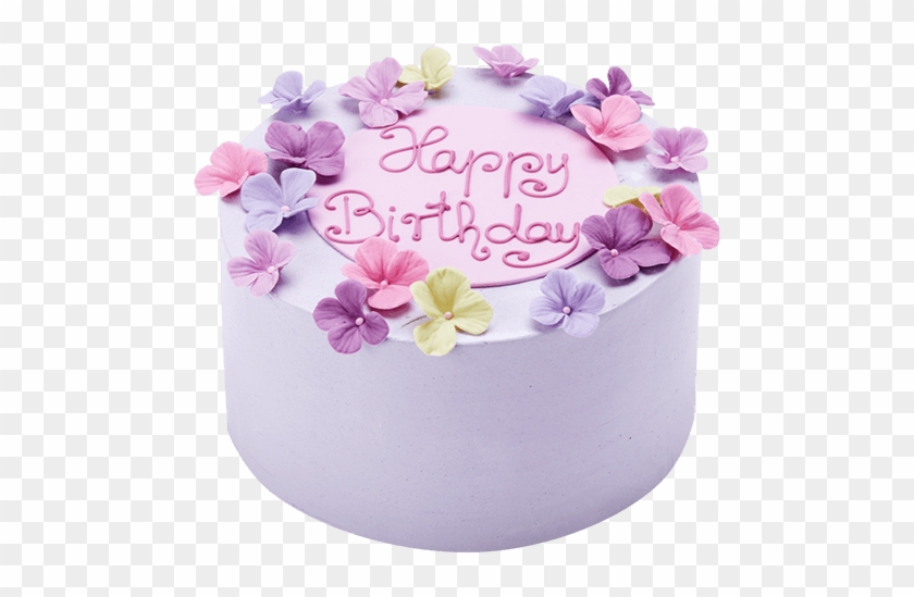 Happy Birthday November - Png Birthday Cake Purple Clipart
